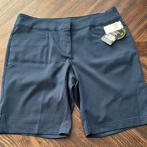 Women's Navy Golf Shorts